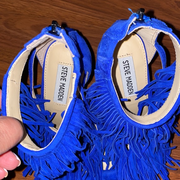Steve Madden Fringly Royal blue - Picture 7 of 8